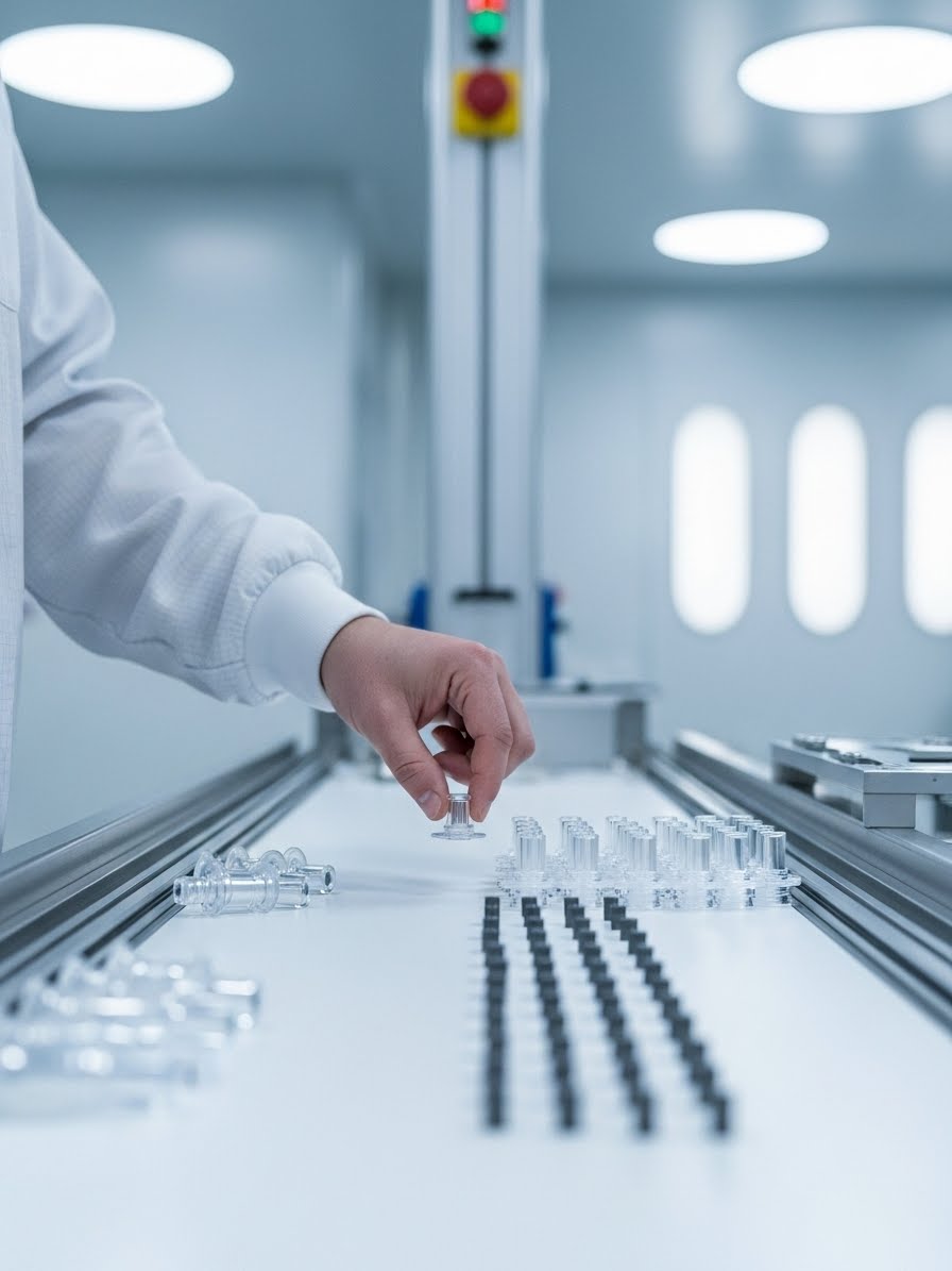 Pharma werk in een cleanroom